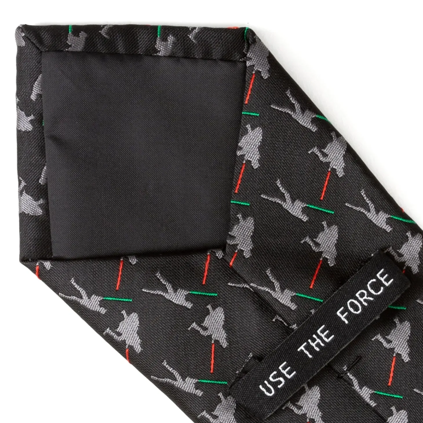 Star Wars Vader v. Luke Battle Lightsaber Black Mens Tie