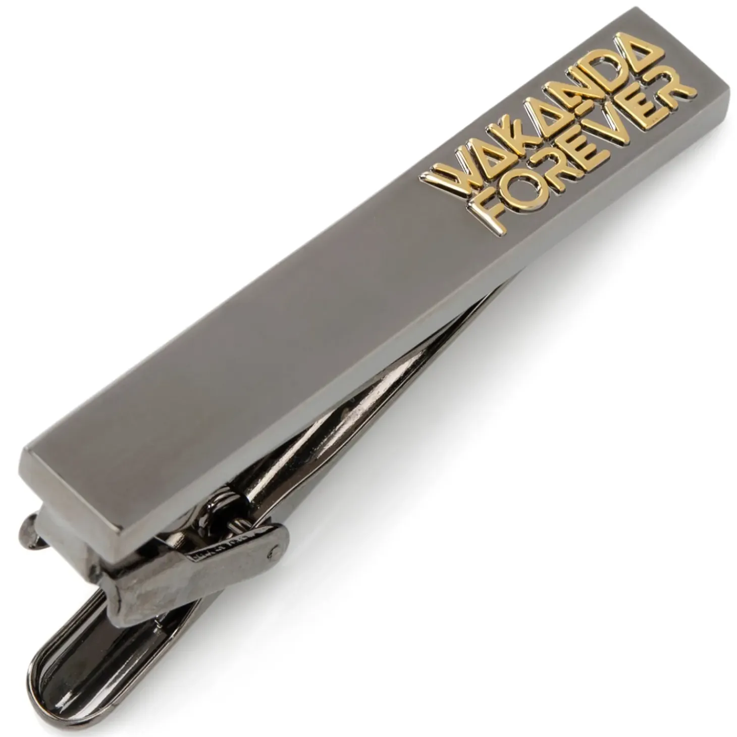 Marvel Wakanda Forever Gunmetal Gold Tie Clip