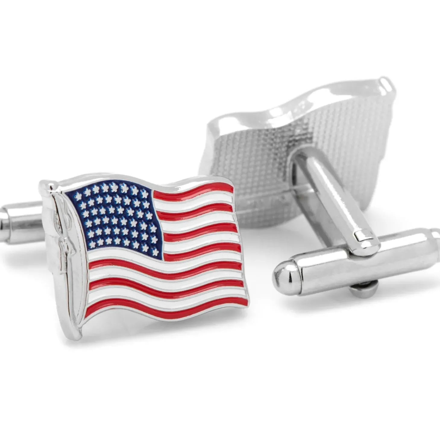 Cufflinks, Inc. Waving American Flag Cufflinks