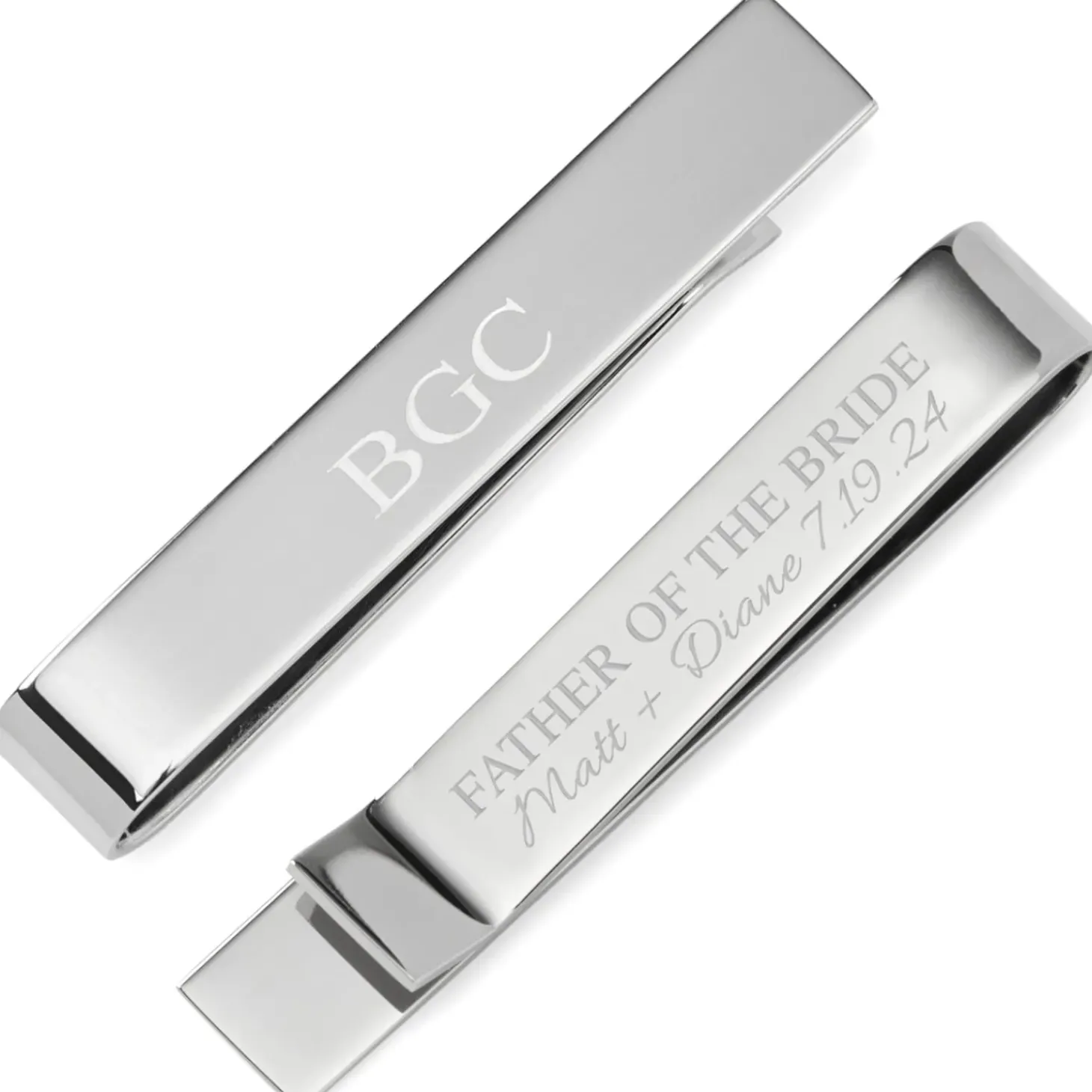Ox and Bull Trading Co. Wedding Party Engravable Tie Bar