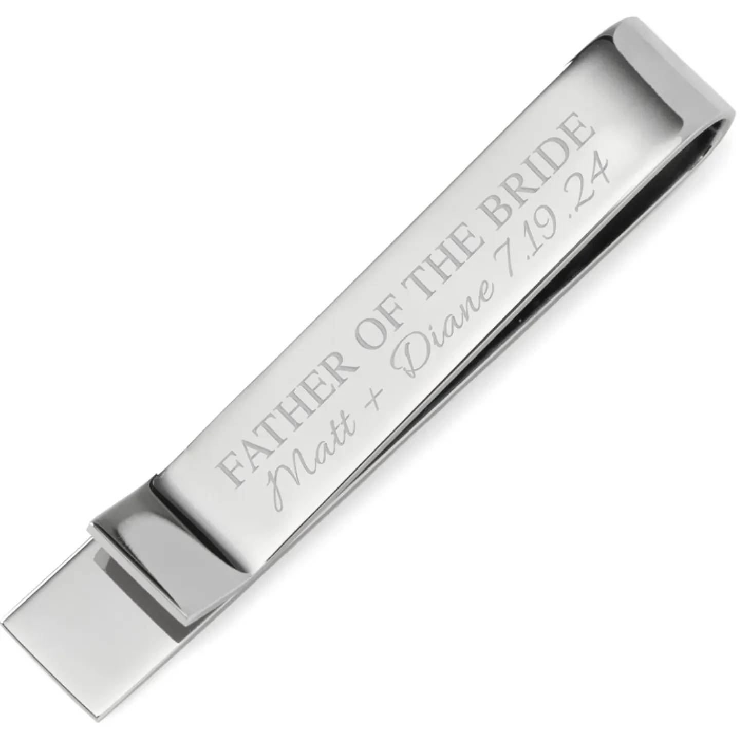 Ox and Bull Trading Co. Wedding Party Engravable Tie Bar