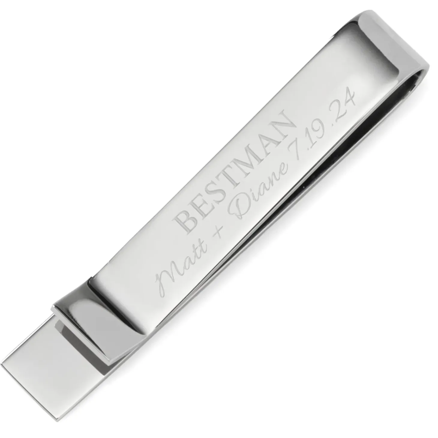 Ox and Bull Trading Co. Wedding Party Engravable Tie Bar