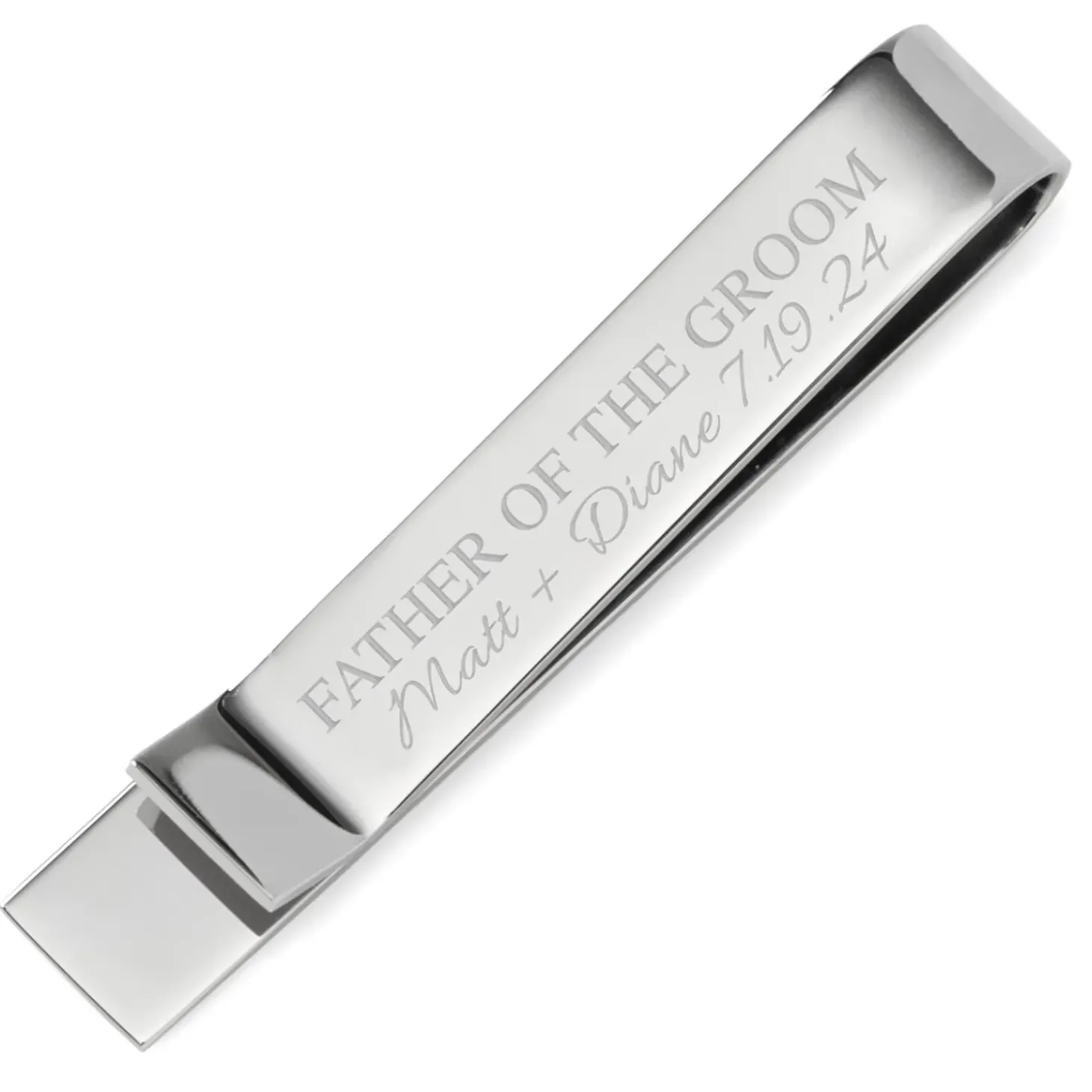 Ox and Bull Trading Co. Wedding Party Engravable Tie Bar