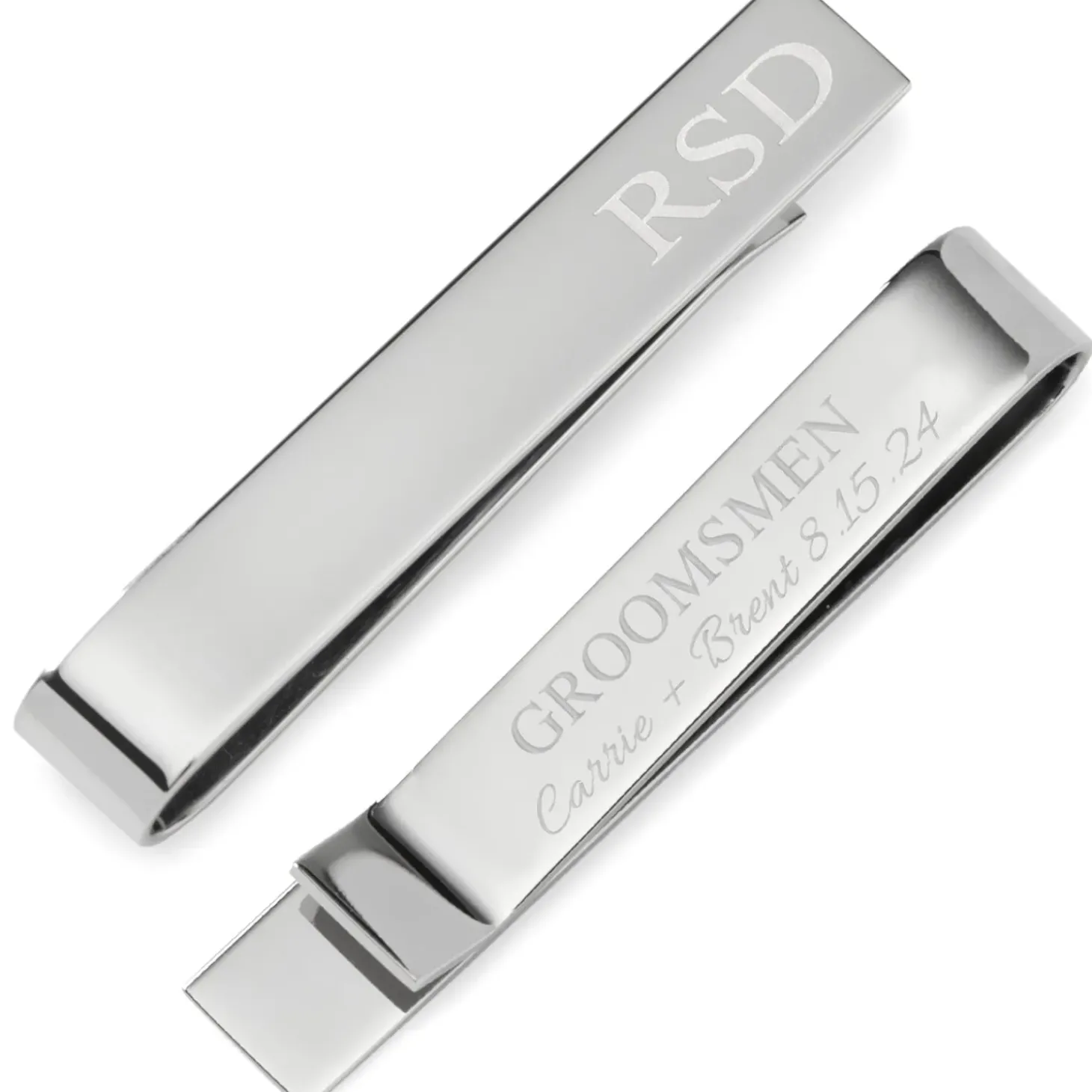 Ox and Bull Trading Co. Wedding Party Engravable Tie Bar