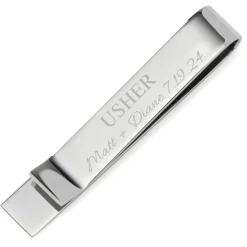 Ox and Bull Trading Co. Wedding Party Engravable Tie Bar