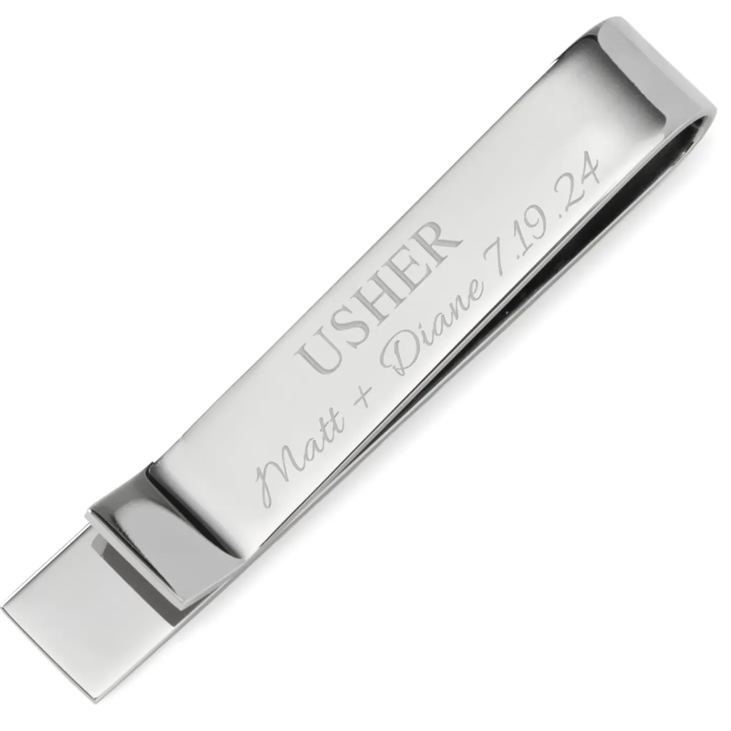 Ox and Bull Trading Co. Wedding Party Engravable Tie Bar