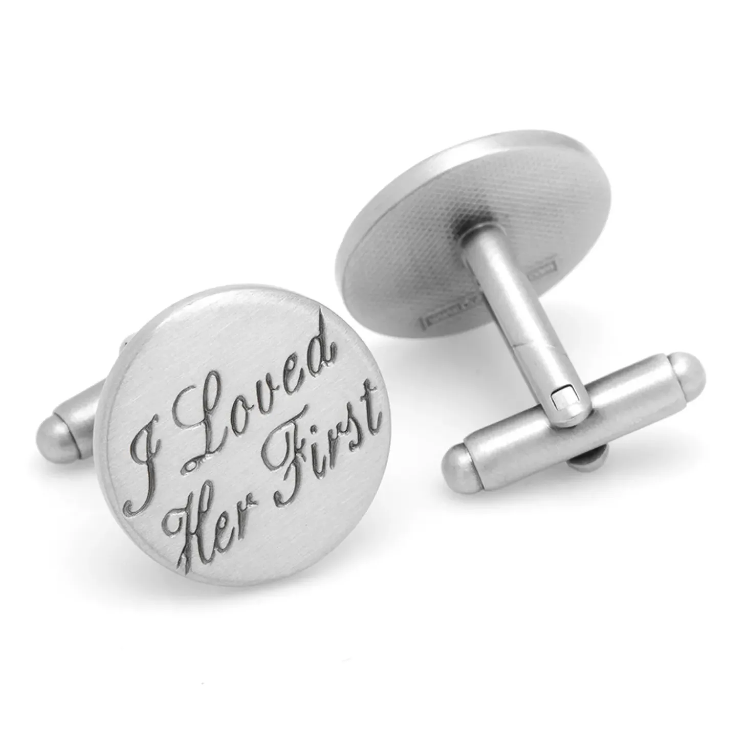 Cufflinks, Inc. Wedding Series I Loved Her First Cufflinks