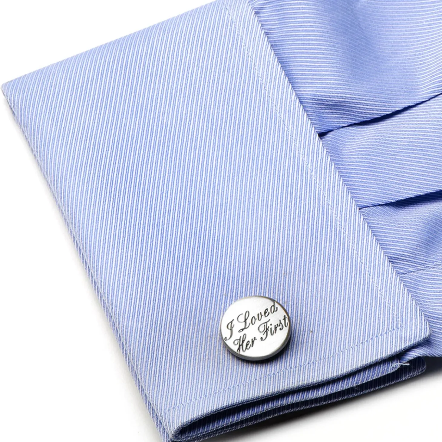 Cufflinks, Inc. Wedding Series I Loved Her First Cufflinks