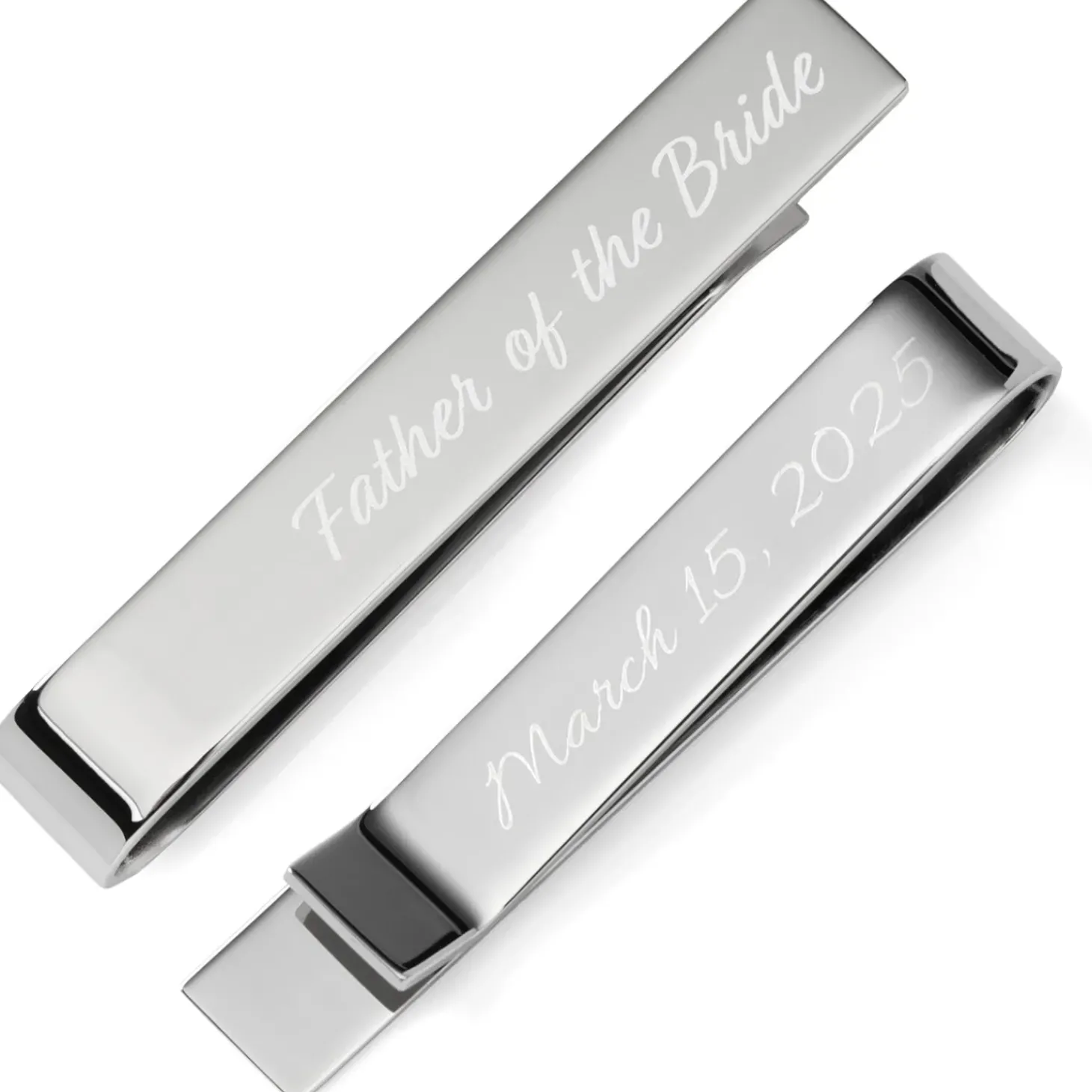 Ox and Bull Trading Co. Wedding Title Engravable Tie Bar
