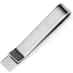 Ox and Bull Trading Co. Wedding Title Engravable Tie Bar