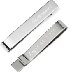 Ox and Bull Trading Co. Wedding Title Engravable Tie Bar