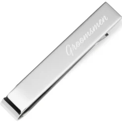 Ox and Bull Trading Co. Wedding Title Engravable Tie Bar