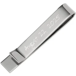 Ox and Bull Trading Co. Wedding Title Engravable Tie Bar