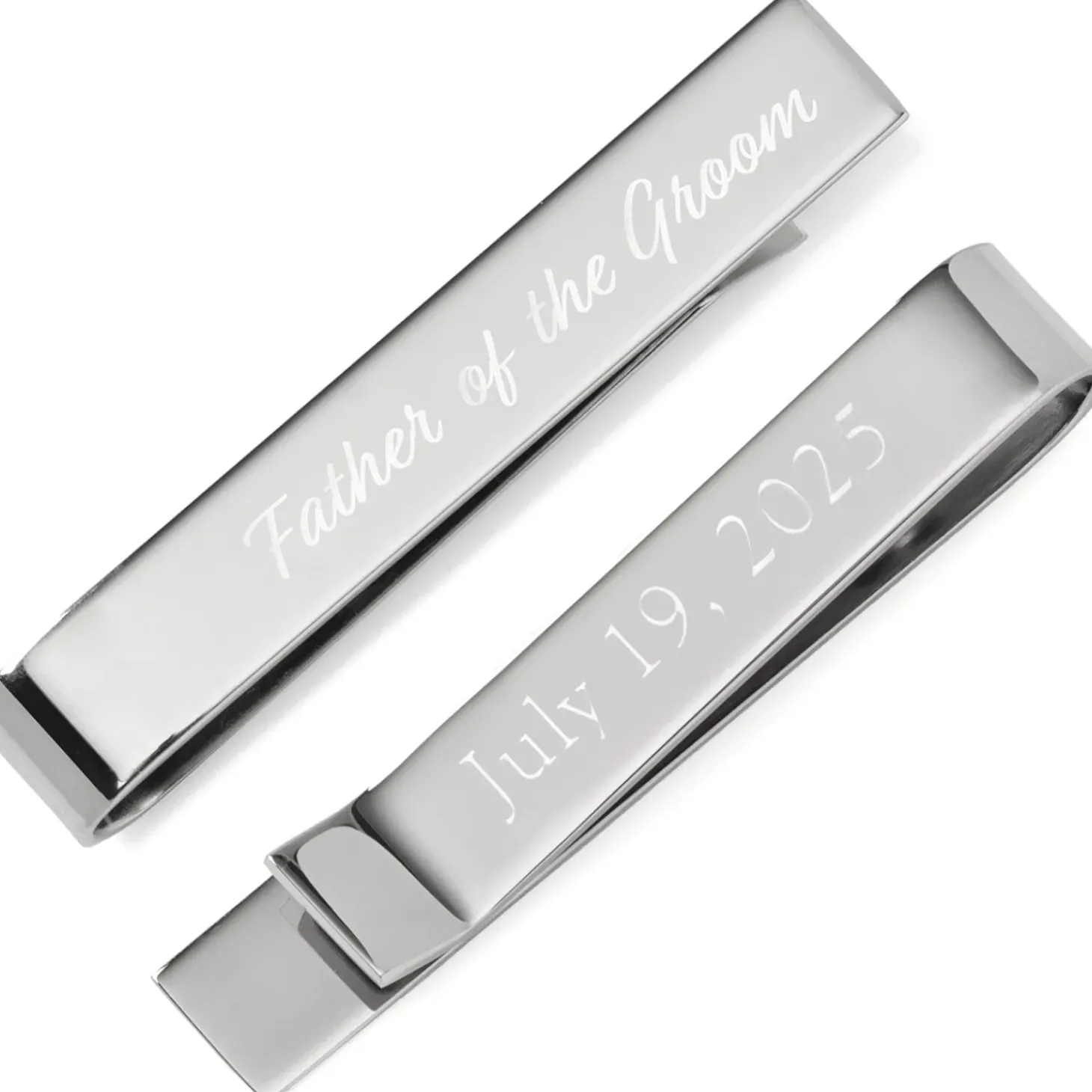 Ox and Bull Trading Co. Wedding Title Engravable Tie Bar