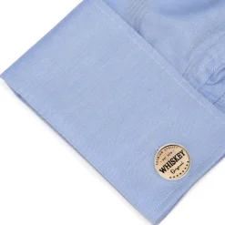 Cufflinks, Inc. Whiskey Barrel Cufflinks