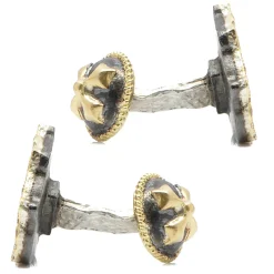 Armenta White Crivelli Cufflinks