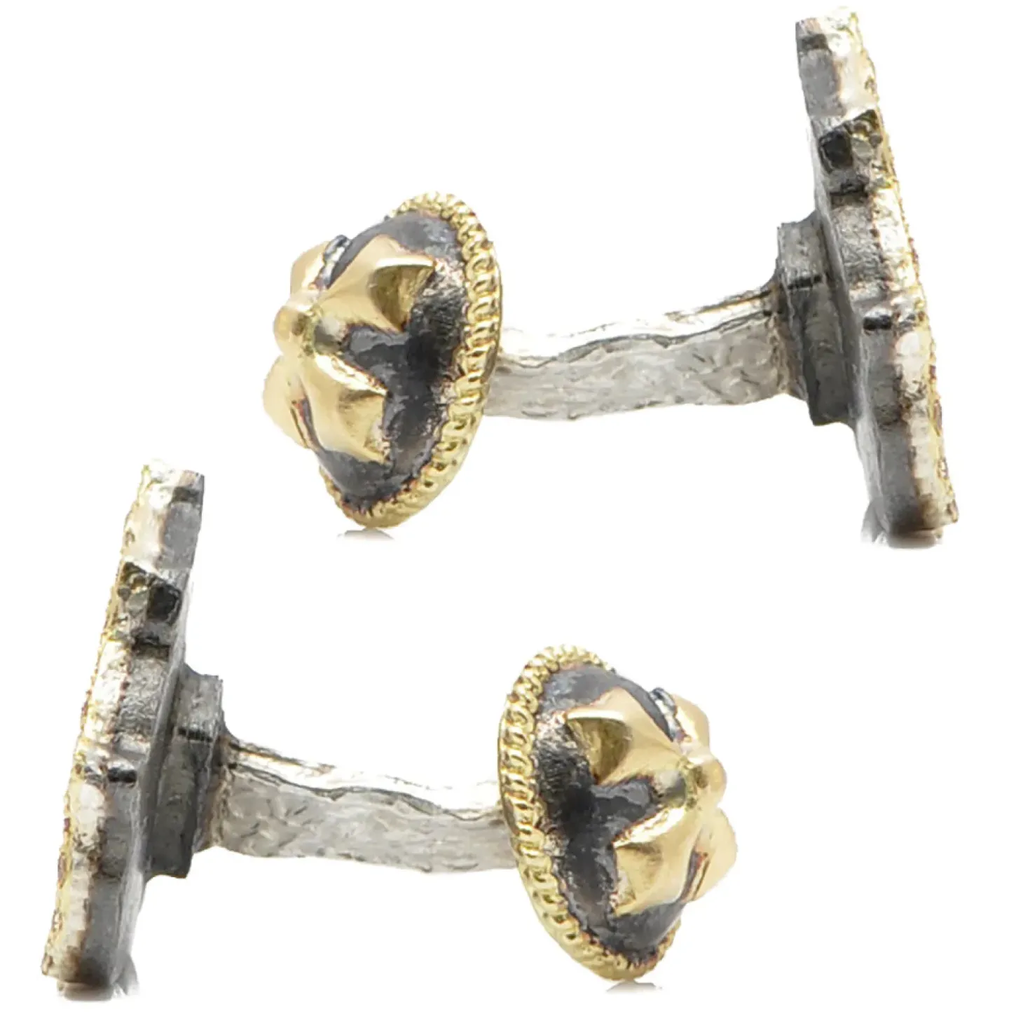 Armenta White Crivelli Cufflinks