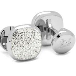 Ox and Bull Trading Co. White Pave Crystal Stud Set