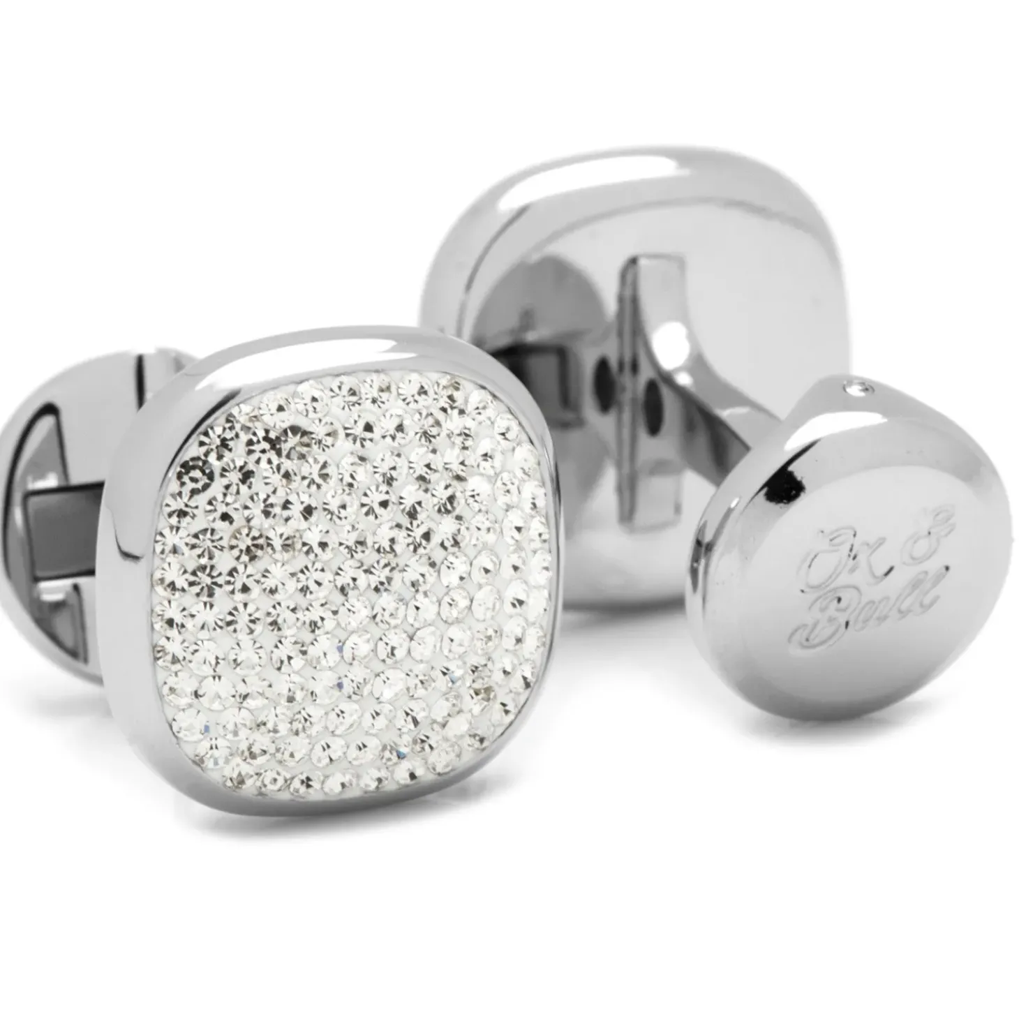 Ox and Bull Trading Co. White Pave Crystal Stud Set