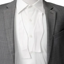 Ox and Bull Trading Co. White Silk Self Bow Tie