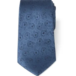 Disney Winnie The Pooh Blue Tonal Men's Tie