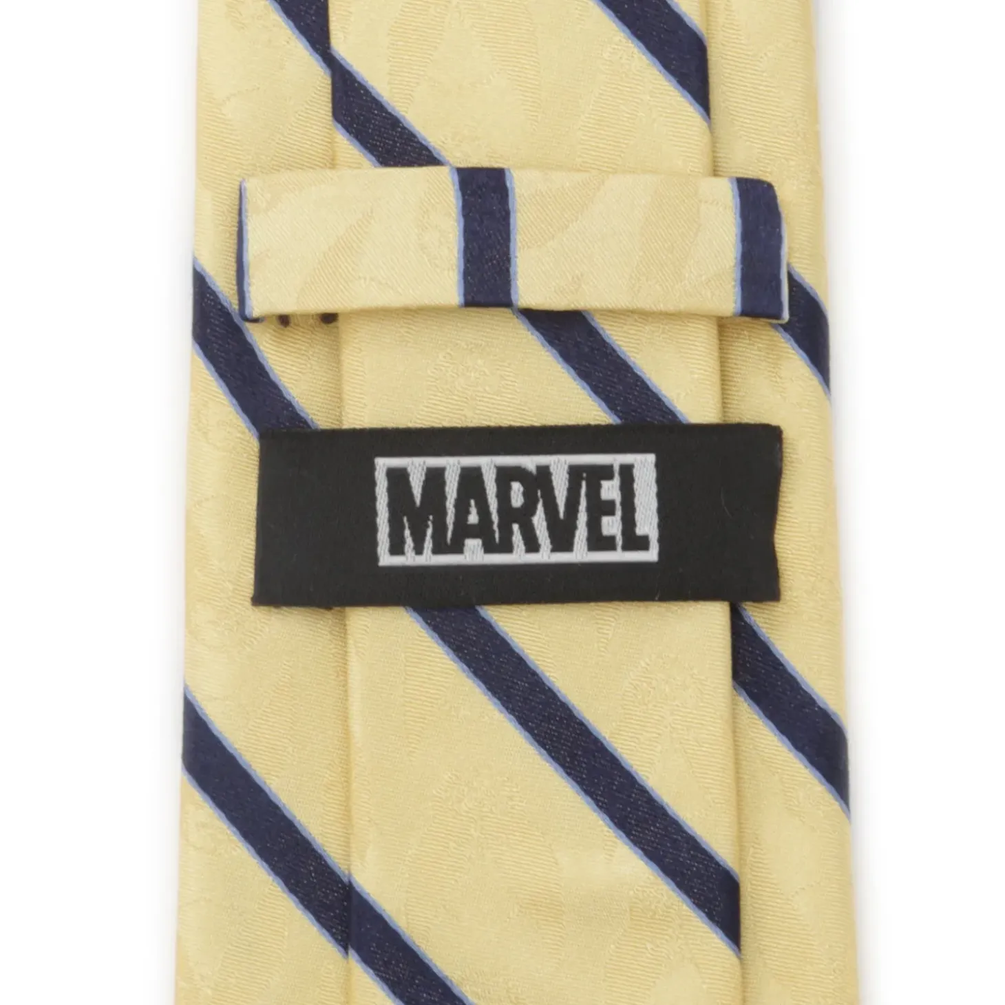 Marvel Wolverine Mask Yellow and Navy Silk Men's Tie
