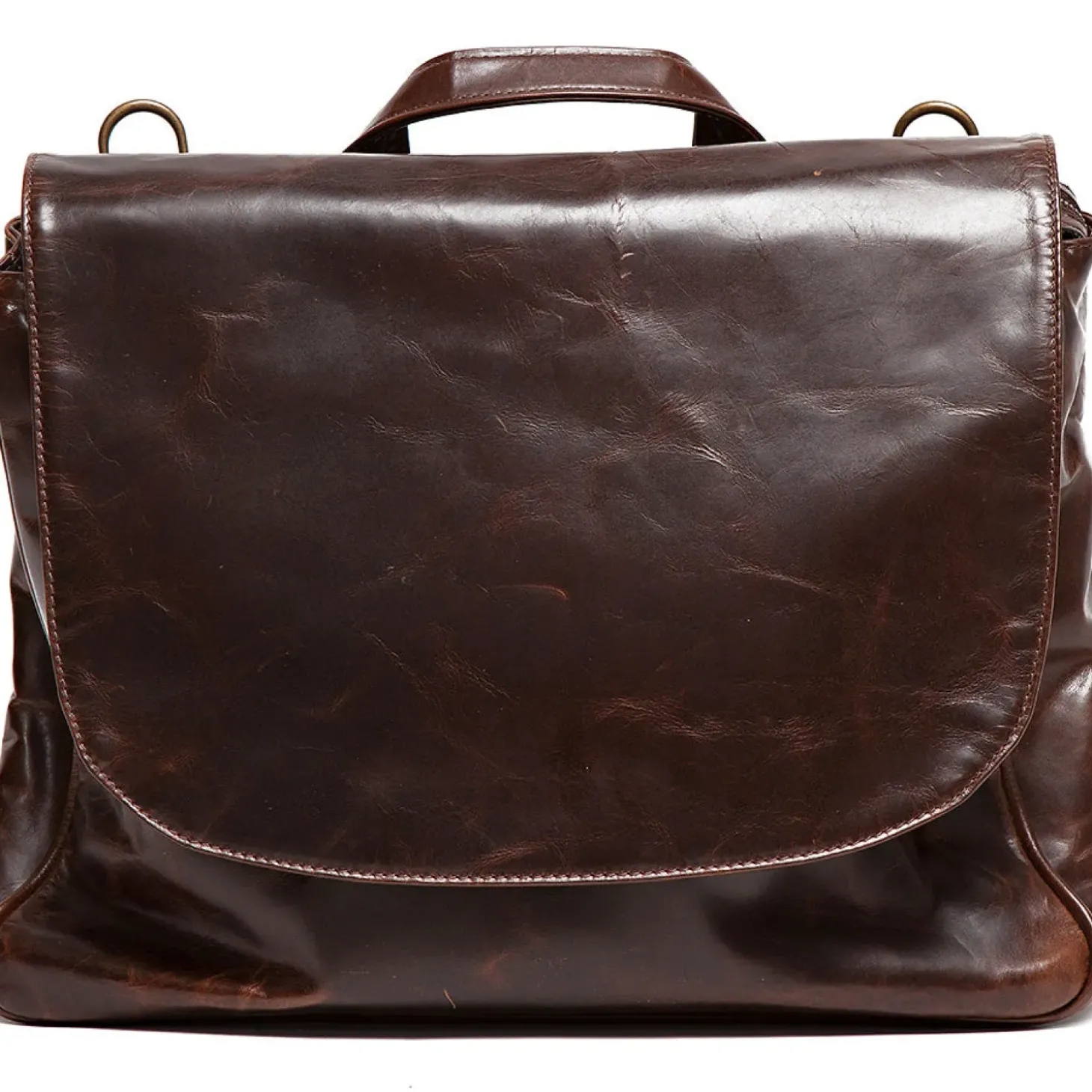 Moore & Giles Wynn Mail Bag in Brompton Brown