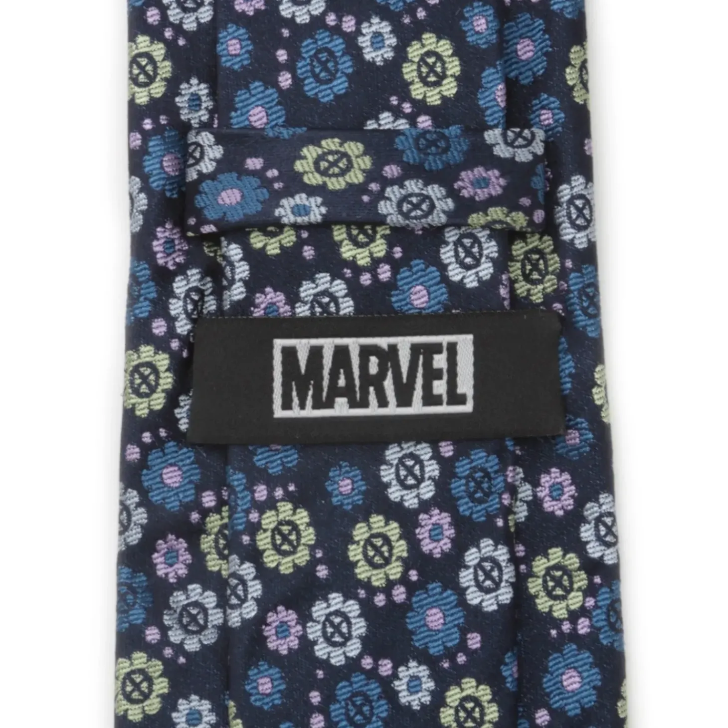 Marvel X-Men Floral Navy Men's Tie