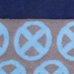 Marvel X-Men Symbol Gray Socks