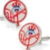 MLB Yankees Baseball Cufflinks