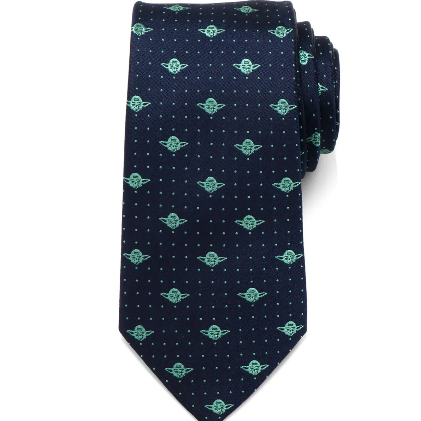 Star Wars Yoda Dot Navy Tie