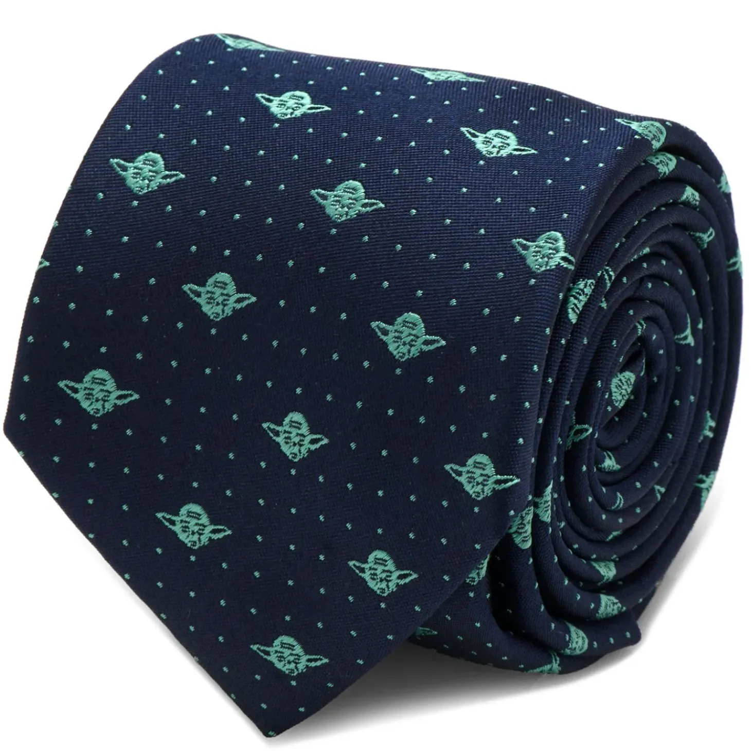Star Wars Yoda Dot Navy Tie