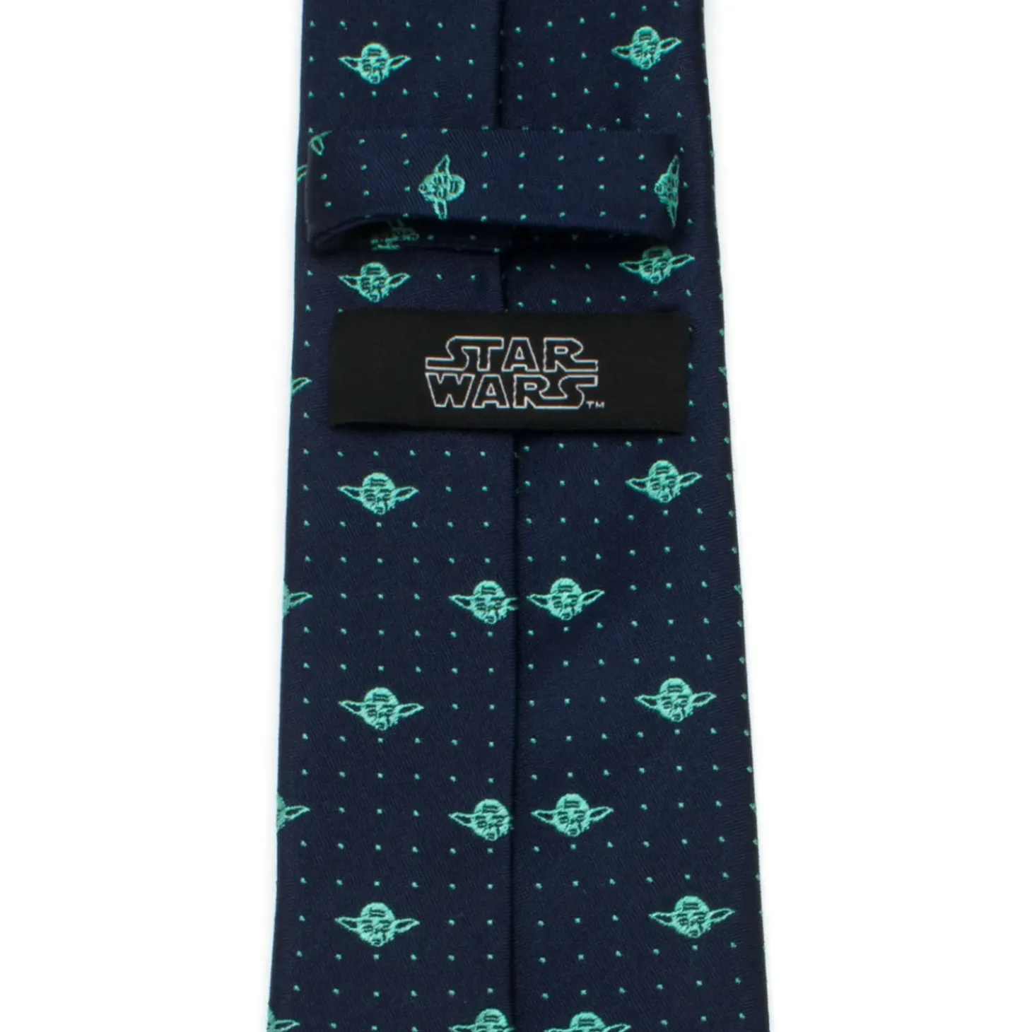 Star Wars Yoda Dot Navy Tie