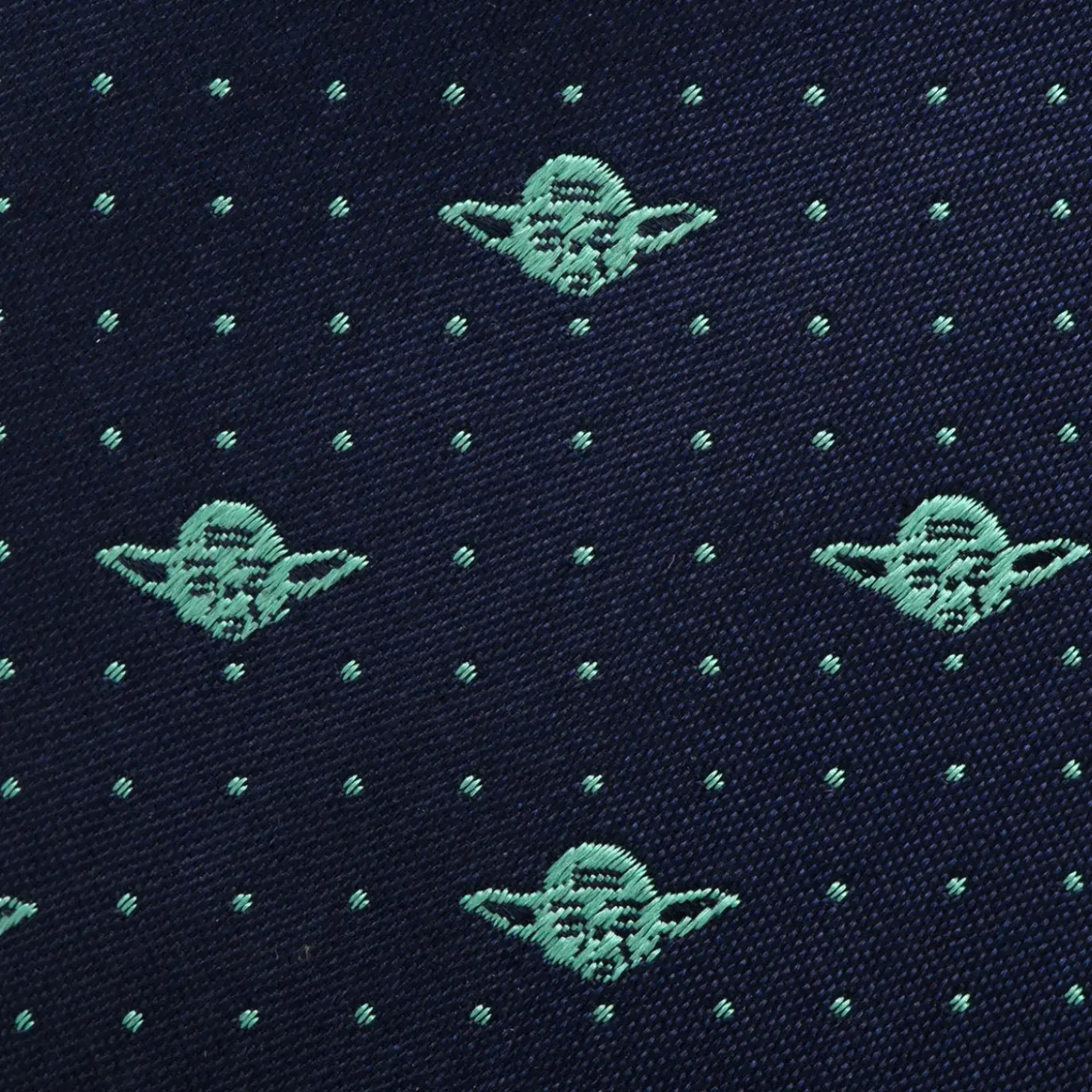 Star Wars Yoda Dot Navy Tie