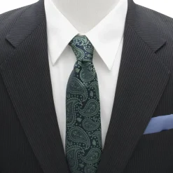 Star Wars Yoda Green Paisley Mens Tie