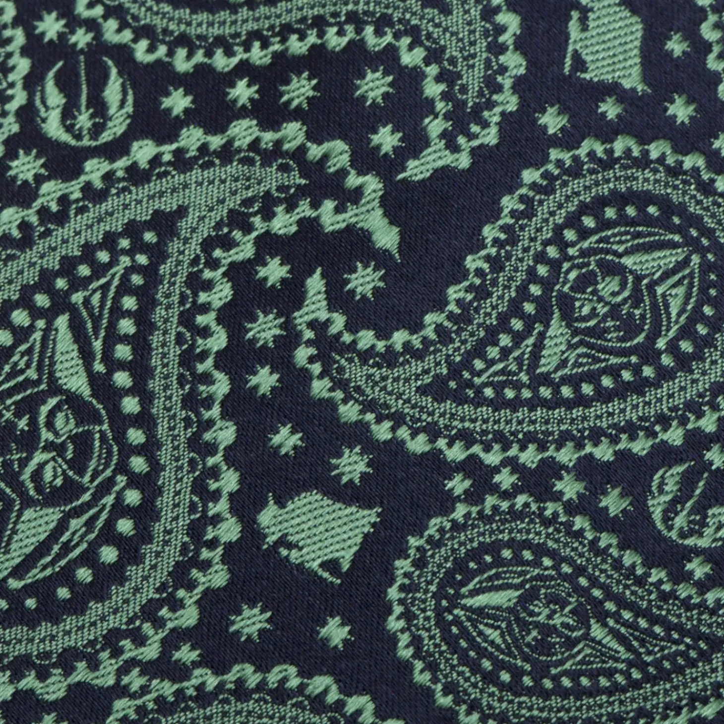 Star Wars Yoda Green Paisley Mens Tie
