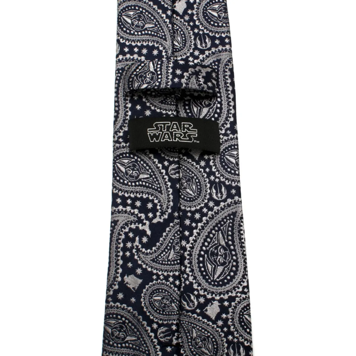Star Wars Yoda Navy Paisley Mens Tie