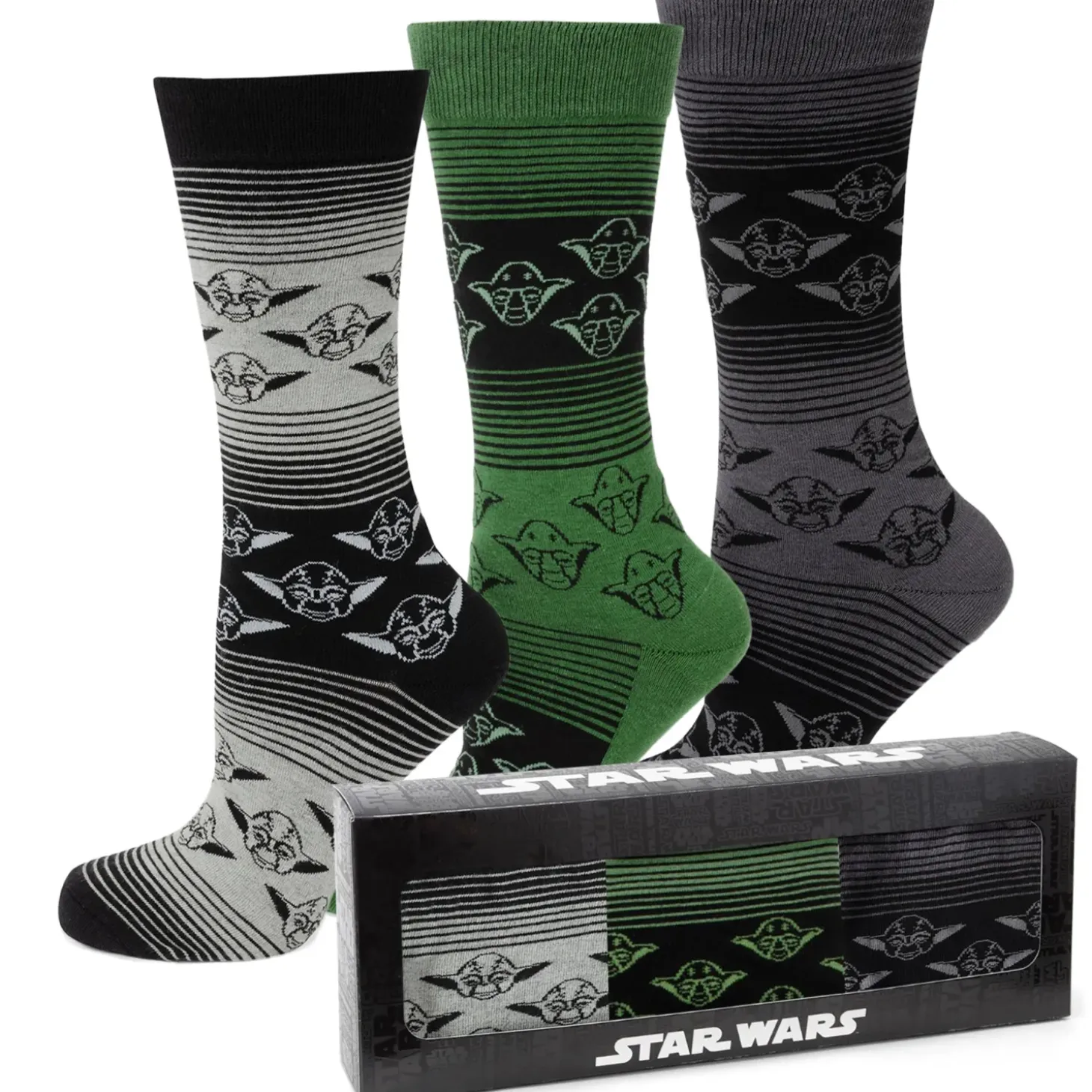 Star Wars Yoda Ombre Stripe and Jedi Gift Set