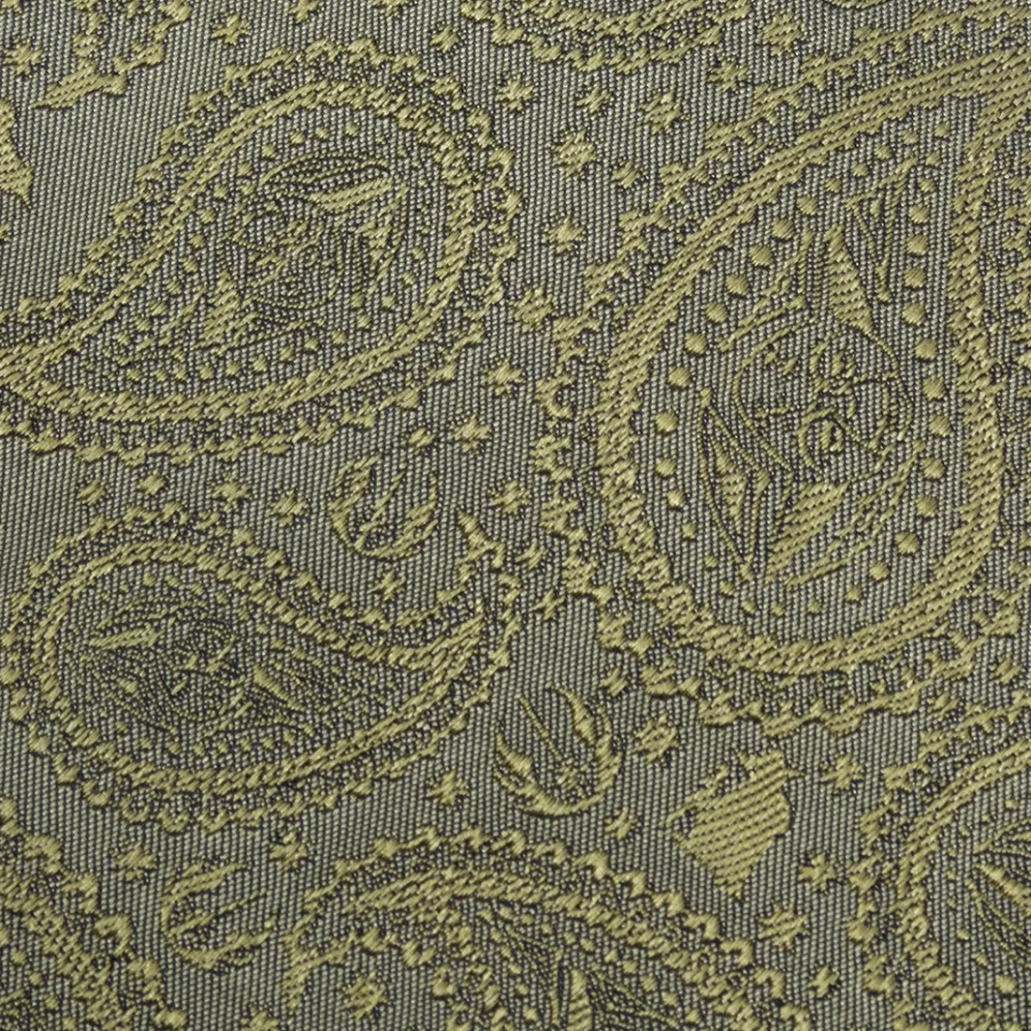 Star Wars Yoda Paisley Sage Green Silk Men's Tie